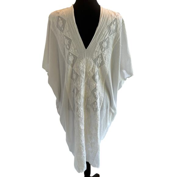 Nativa - Gorgeous Midi Caftan Embroidered Dress - OS - Picture 4 of 6